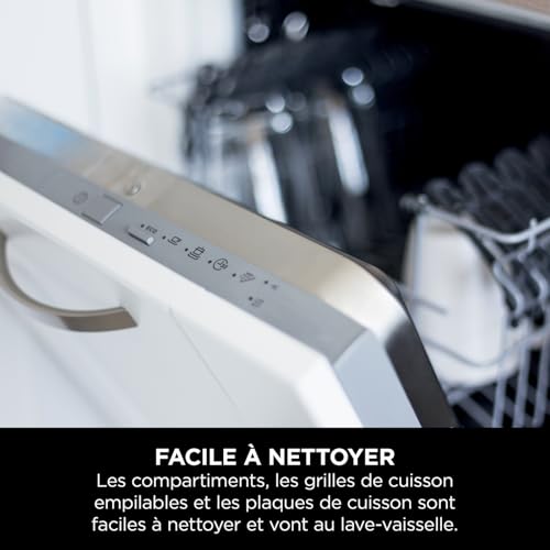Ninja Double Stack Air Fryer 7,6L – Friteuse Sans Huile Double Tiroir Gris