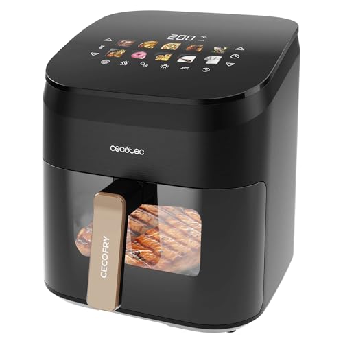 Cecotec Cecofry & Grill Smokin’ 6500 – Air Fryer 6,5L 2200W 3-en-1 Grill & Fumoir