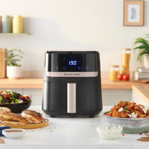 Russell Hobbs Air Fryer Rapid Air 4,3L – Friteuse Sans Huile Compacte et Silencieuse
