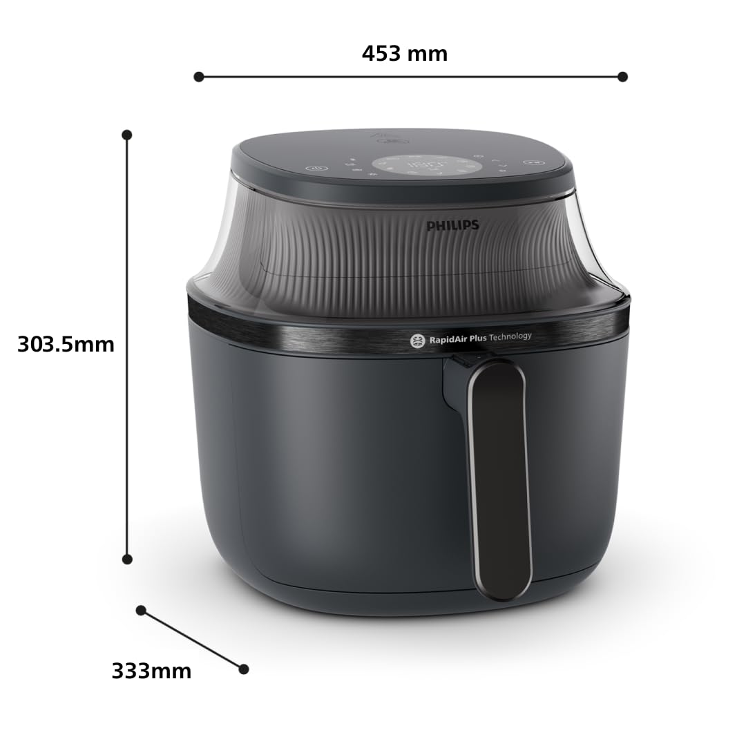 Philips Air Fryer Série 3000 7,2L – Friteuse Sans Huile 16-en-1 avec Fenêtre