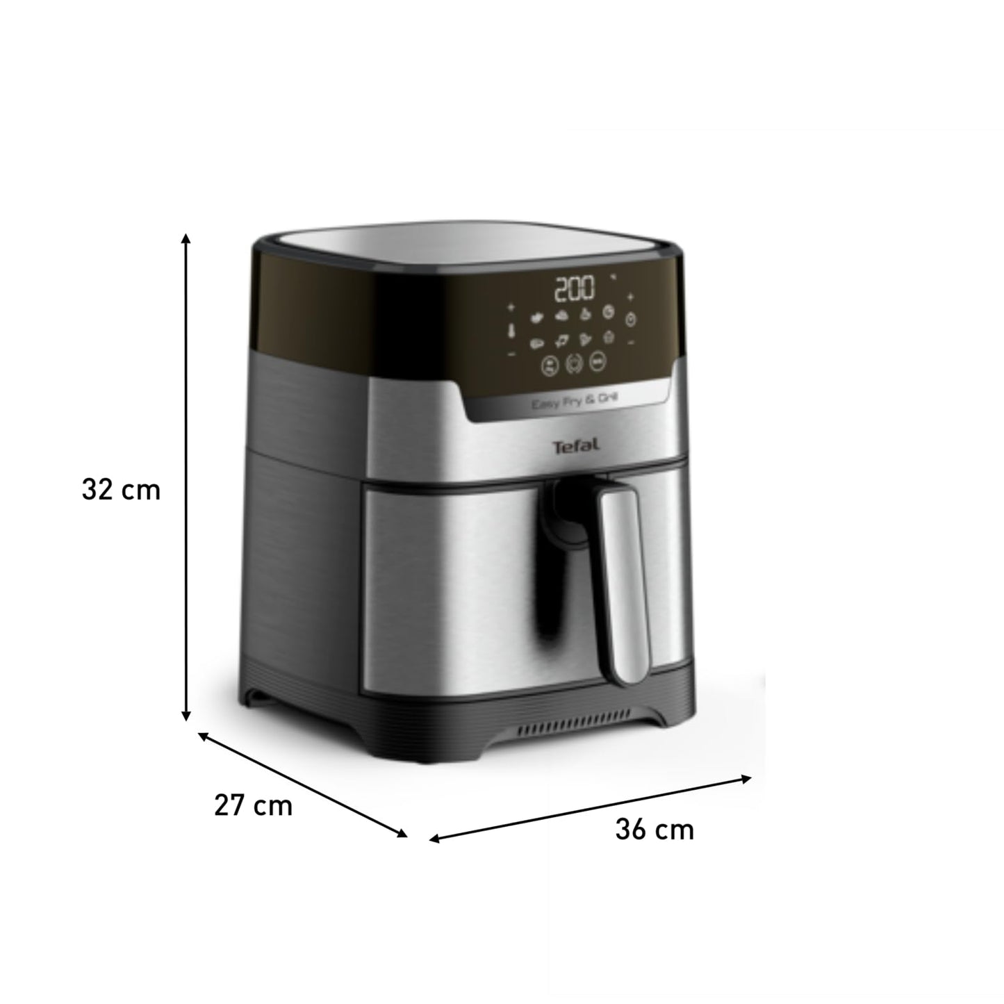 Tefal Easy Fry & Grill Deluxe – Air Fryer 4,2L Inox