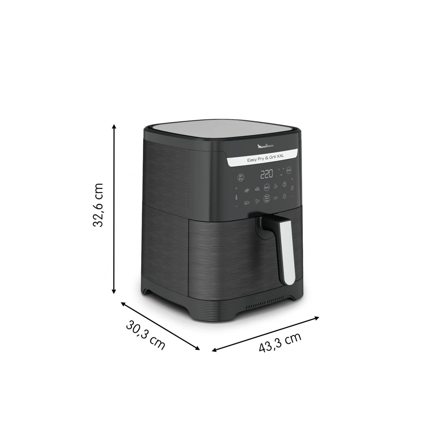 Moulinex Easy Fry & Grill XXL EZ801810 – Air Fryer 2-en-1 6,5L avec Séparateur Flexcook