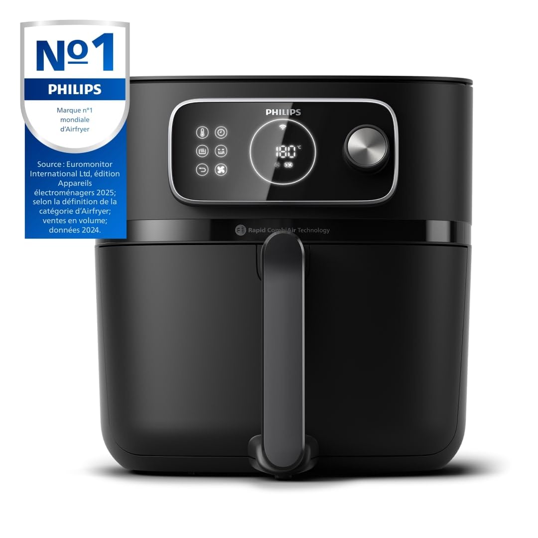 Philips Airfryer Combi 7000 8,3L – Friteuse Sans Huile XXL Connectée 22-en-1