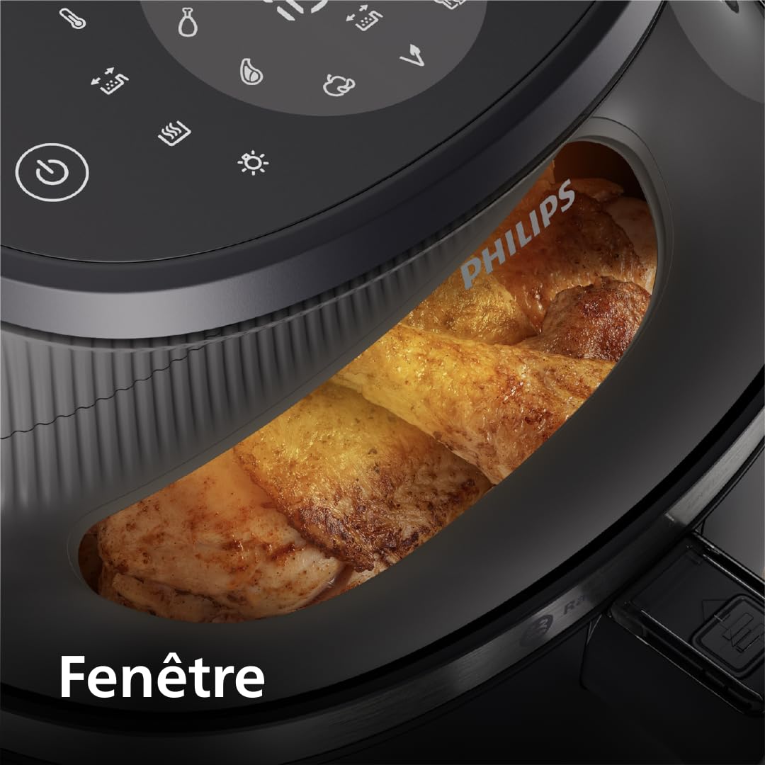 Philips Air Fryer Série 3000 7,2L – Friteuse Sans Huile 16-en-1 avec Fenêtre