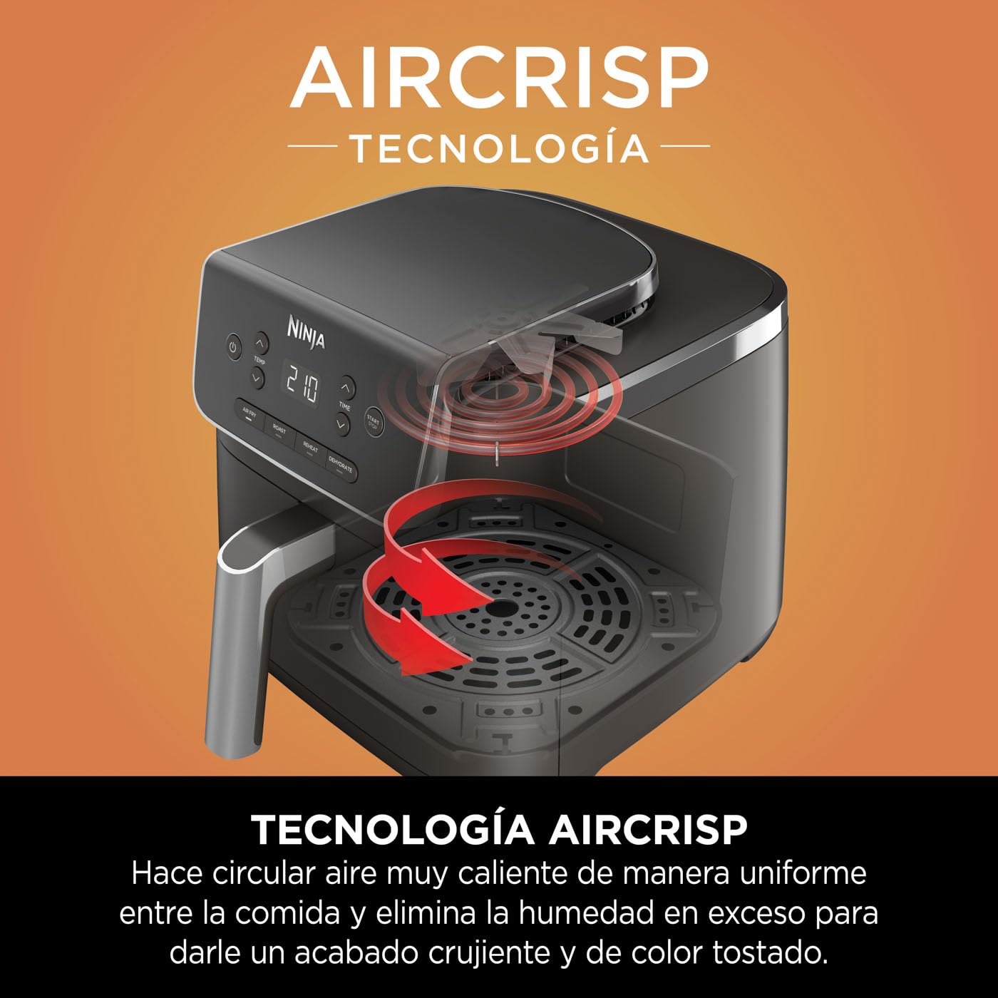 Ninja Air Fryer PRO 4,7L – Friteuse Sans Huile 4-en-1