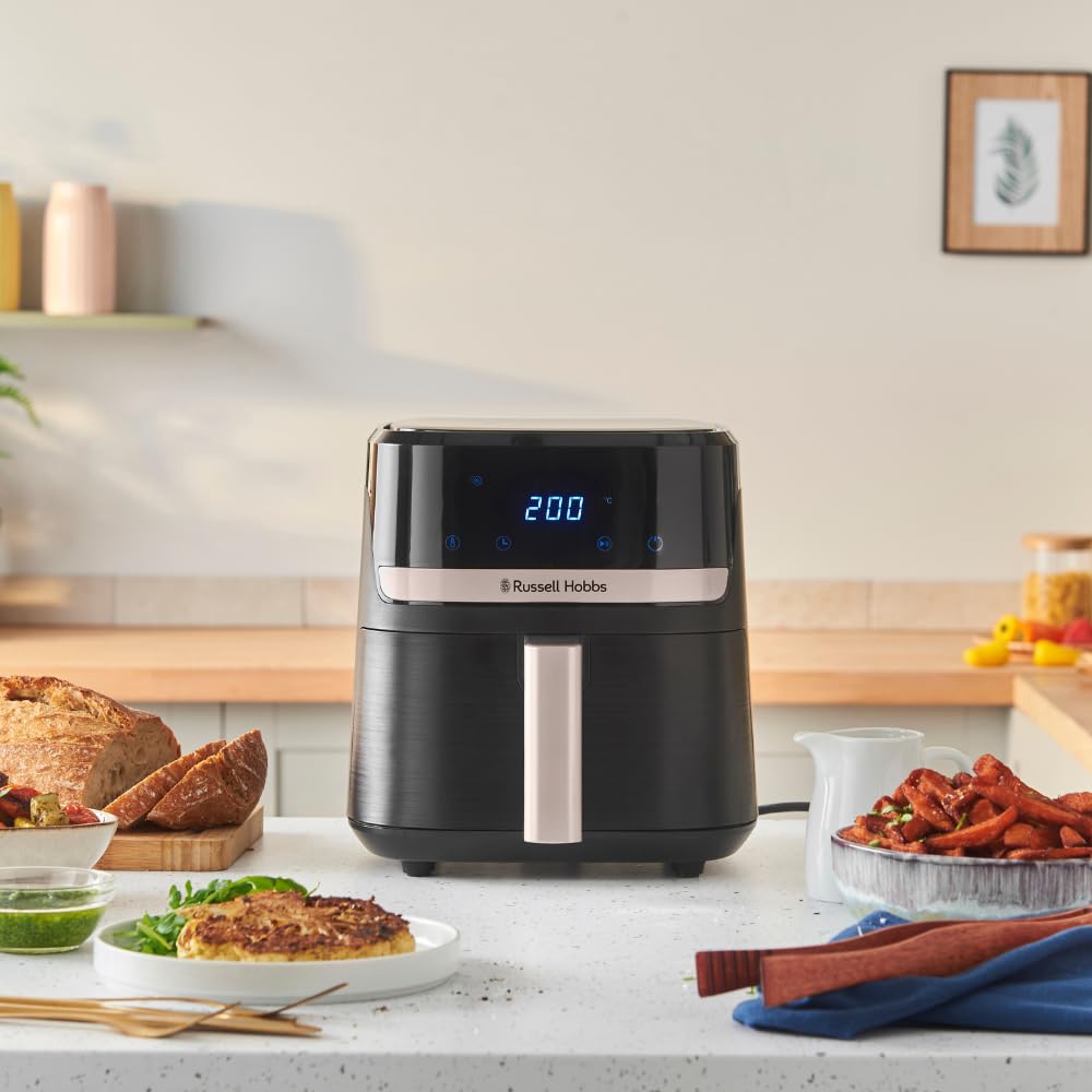 Russell Hobbs Air Fryer Rapid Air 4,3L – Friteuse Sans Huile Compacte et Silencieuse