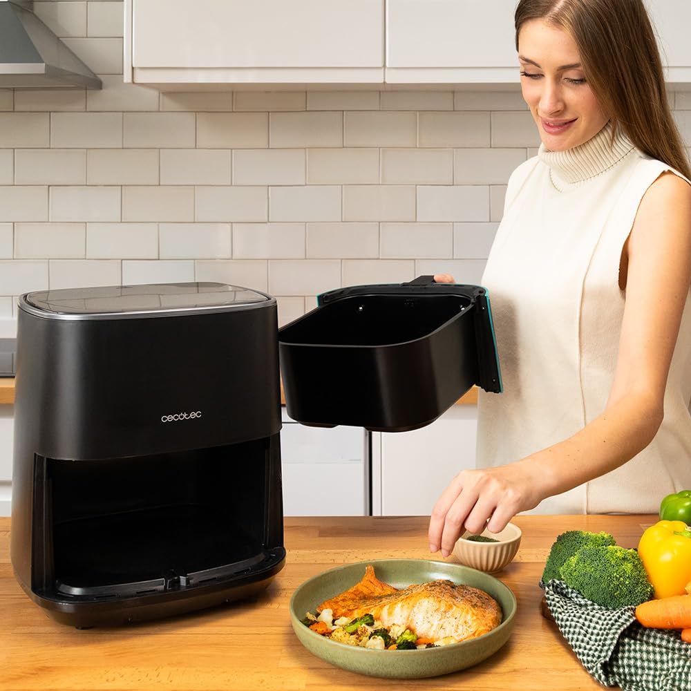 Cecotec Cecofry Fantastik Inox 5500 – Air Fryer 5,5L 1500W + Pack Accessoires