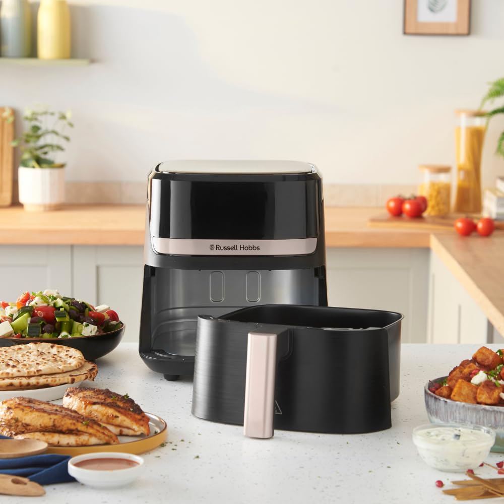 Russell Hobbs Air Fryer Rapid Air 4,3L – Friteuse Sans Huile Compacte et Silencieuse