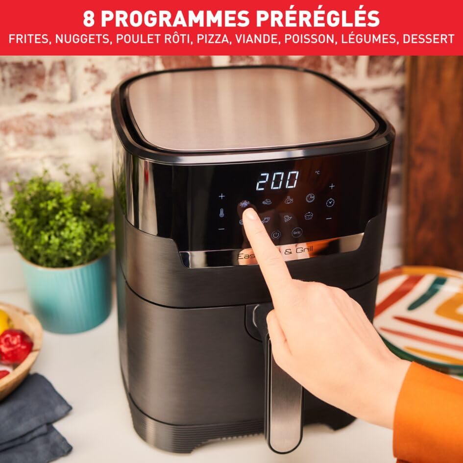 Moulinex Easy Fry & Grill Digital EZ505810 – Air Fryer 2-en-1 XL 4,2L avec Grill Intégré