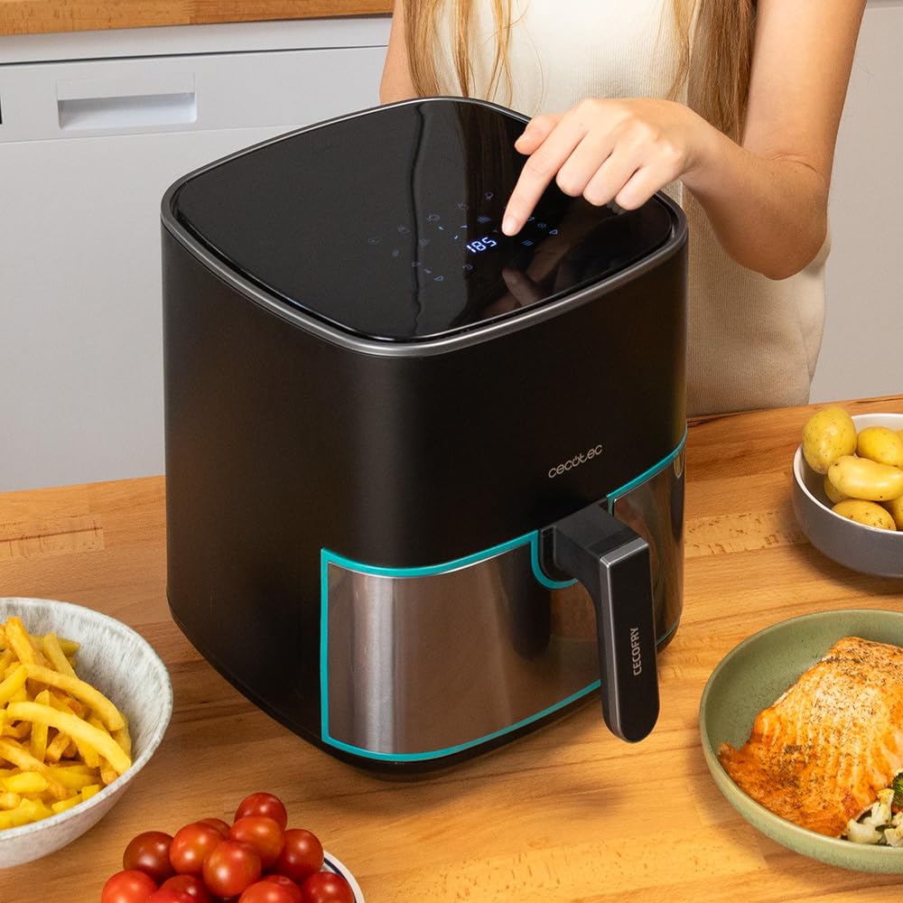 Cecotec Cecofry Fantastik Inox 5500 – Air Fryer 5,5L 1500W + Pack Accessoires