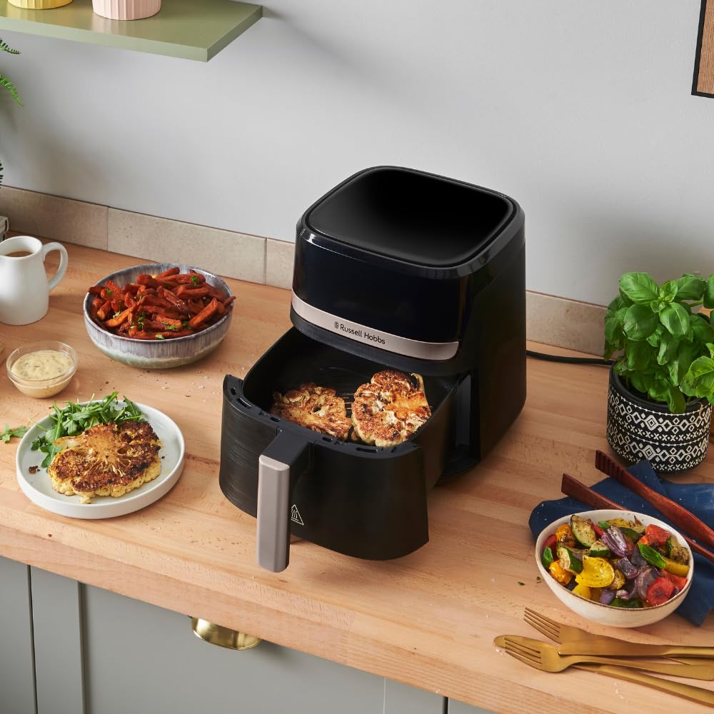 Russell Hobbs Air Fryer Rapid Air 4,3L – Friteuse Sans Huile Compacte et Silencieuse