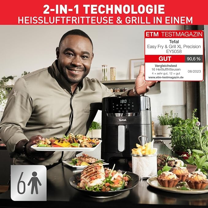 Tefal Easy Fry & Grill Precision 4.2L – Air Fryer 2-en-1
