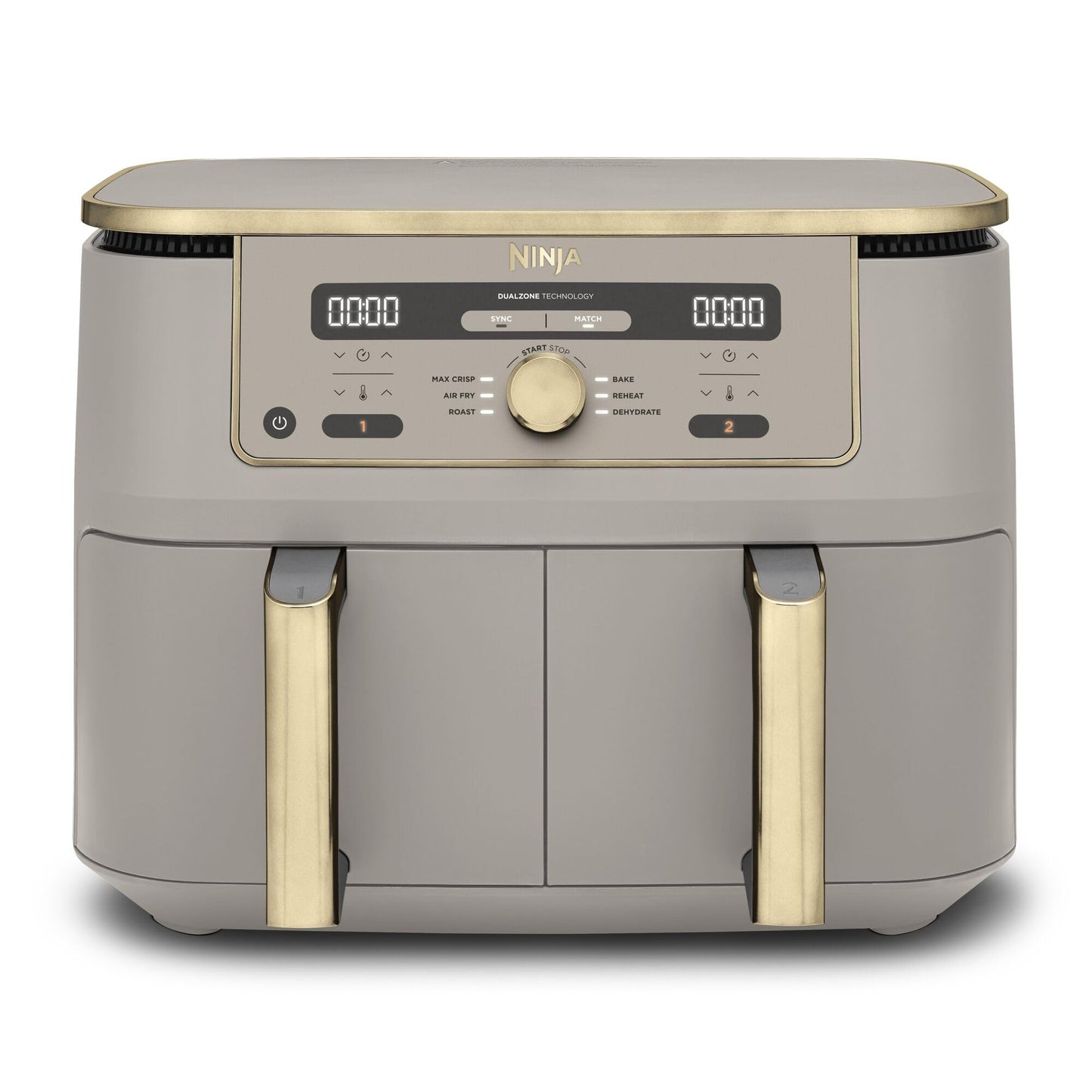 Ninja Dual Zone Max Air Fryer 9,5L – friteuse sans huile double compartiment Stone Or