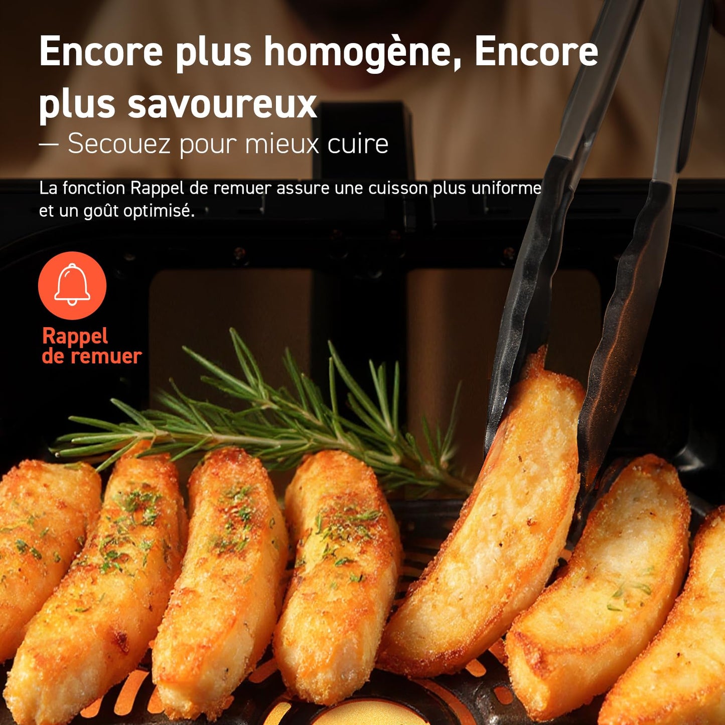 Cosori Air Fryer 6,2L – Friteuse sans Huile avec Fenêtre & 12 Programmes