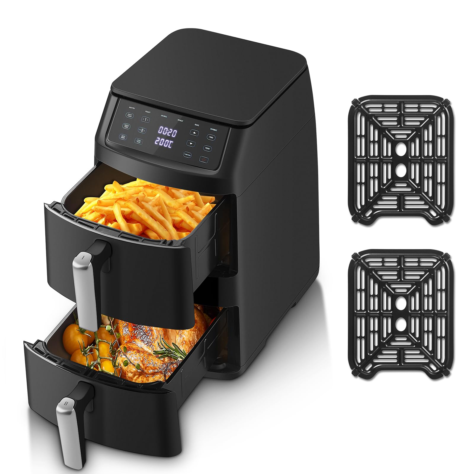 Air Fryer TopStrong 11L – friteuse sans huile verticale double bac 2500W