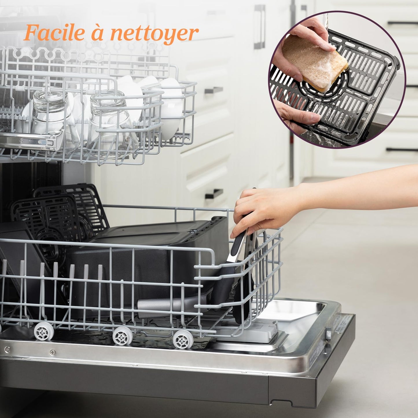 Cosori TwinFry Air Fryer 10L – Double Zone, Double Résistance, Friteuse Sans Huile Connectée