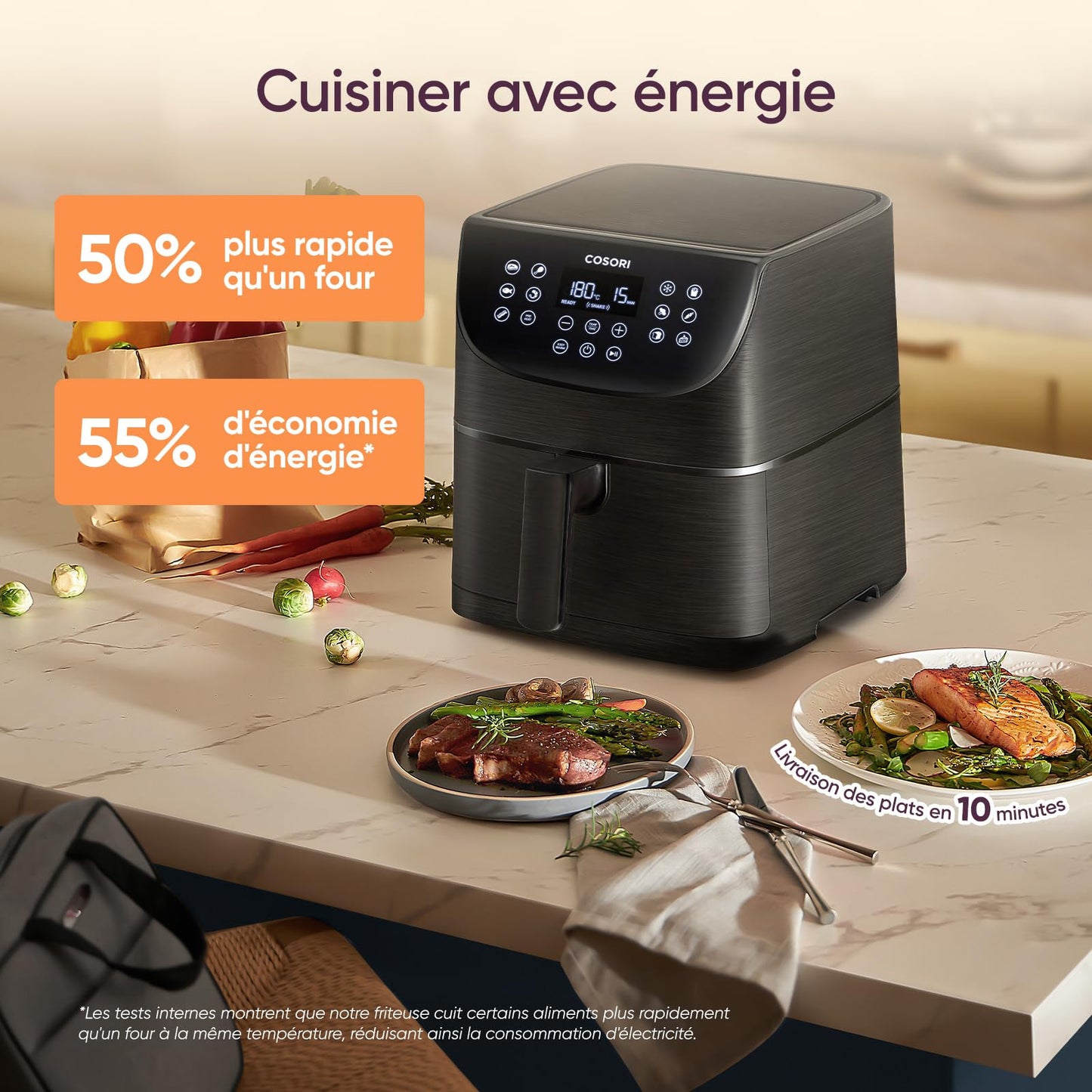 Cosori 5,5L XXL – Air Fryer 11 Programmes