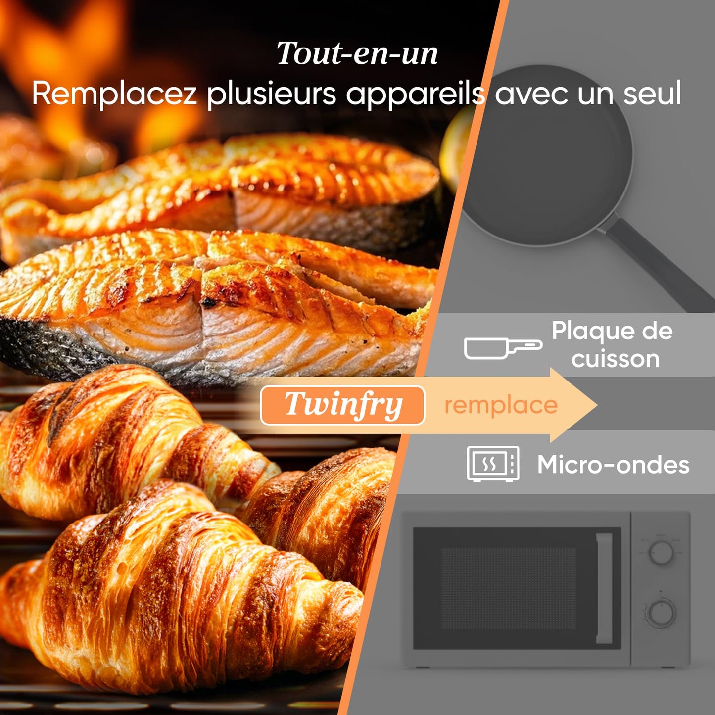 Cosori TwinFry 10L Blanc – Air Fryer Double Zone