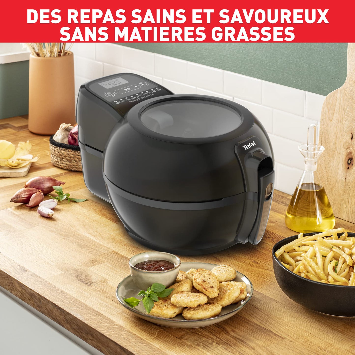 Tefal Actifry & Grill Genius – Air Fryer 9 Programmes