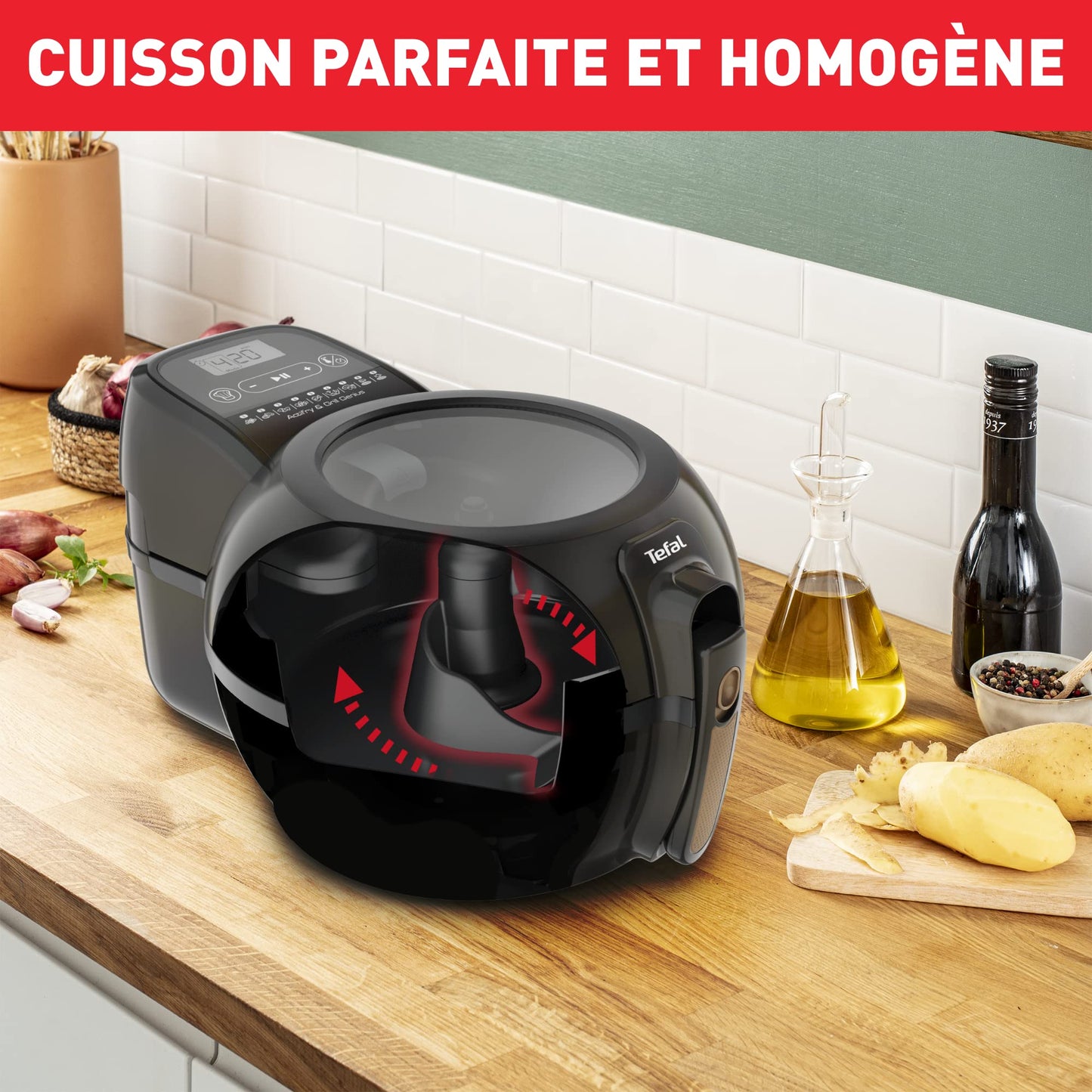 Tefal Actifry & Grill Genius – Air Fryer 9 Programmes