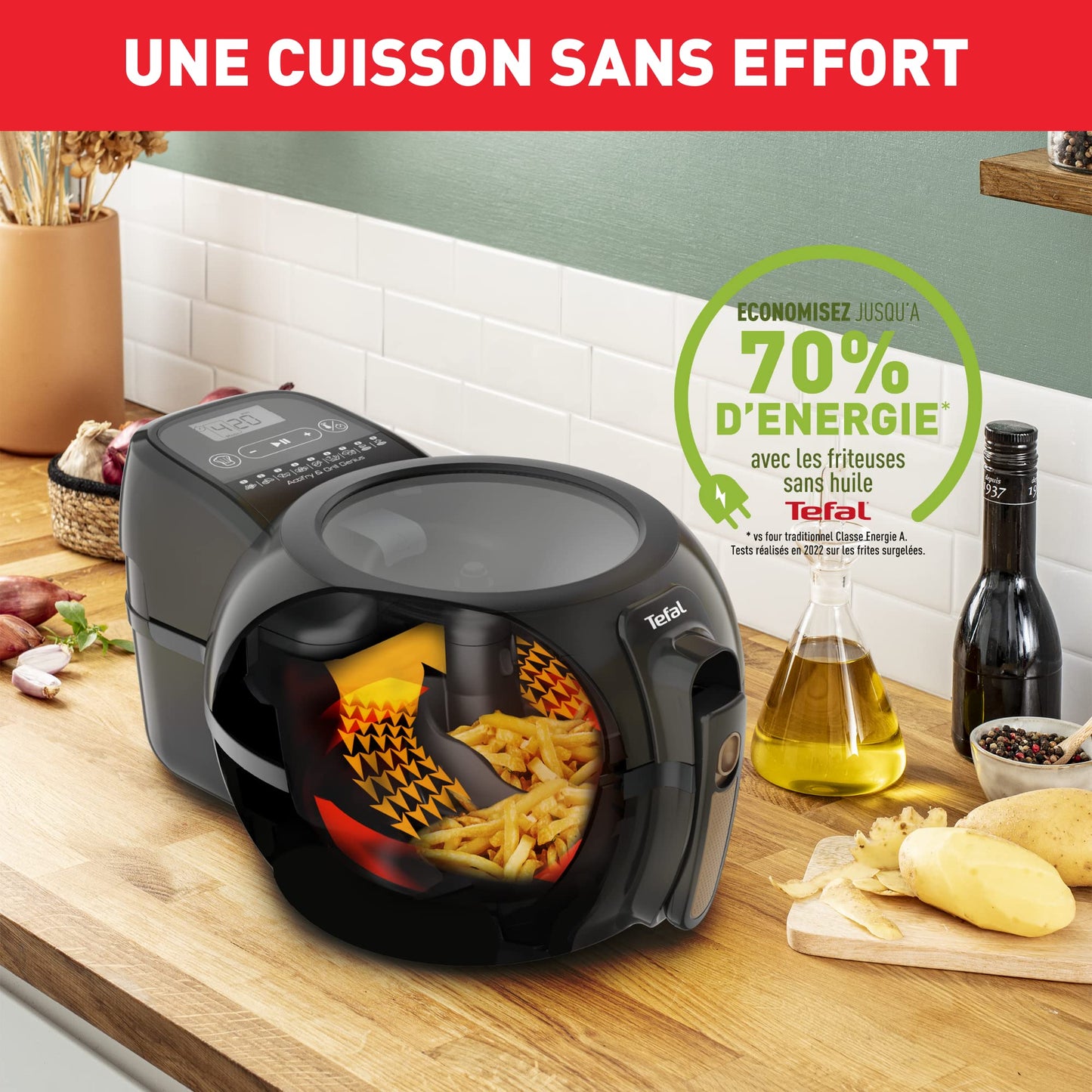 Tefal Actifry & Grill Genius – Air Fryer 9 Programmes