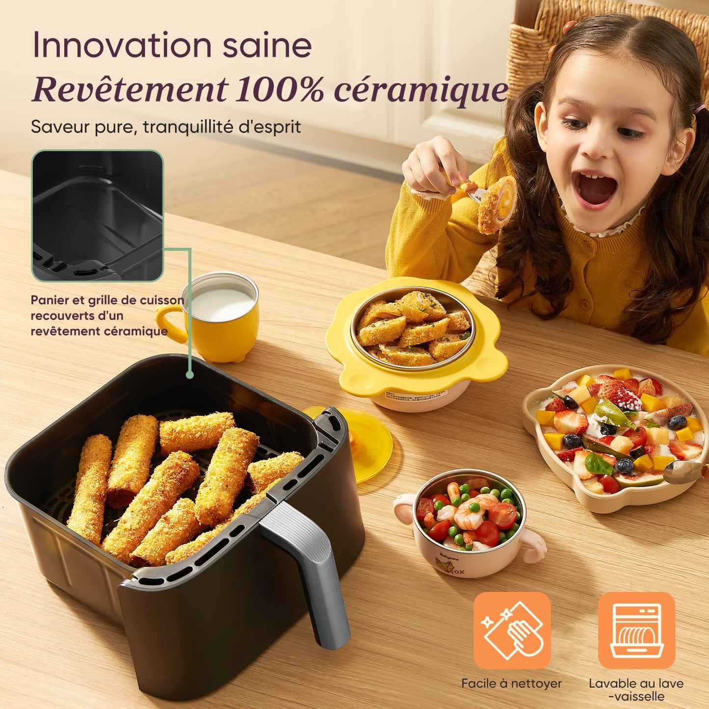 Cosori Turbo Tower Pro 10.8L – Air Fryer Double Stack Céramique
